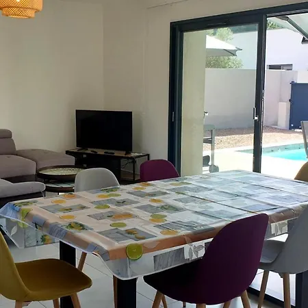 Rossa 6 Pers Dans Avec Piscine Chauffee Privee Villa Lecci