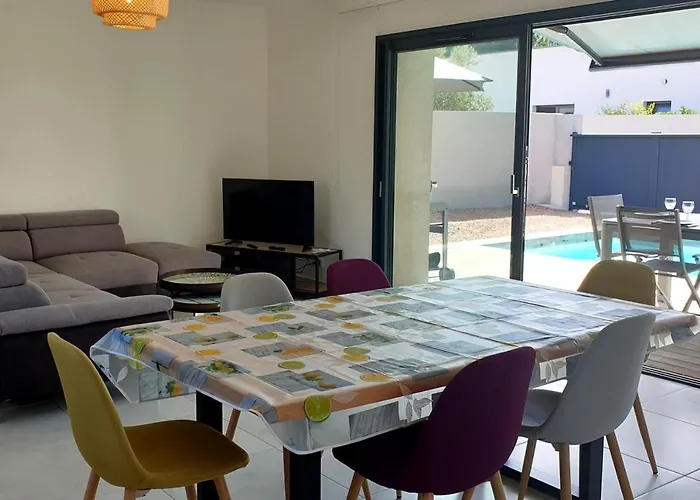 Rossa 6 Pers Dans Avec Piscine Chauffee Privee Vila Lecci